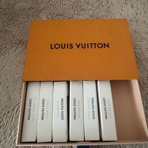 6 Louis Vuitton perfume samples includes box